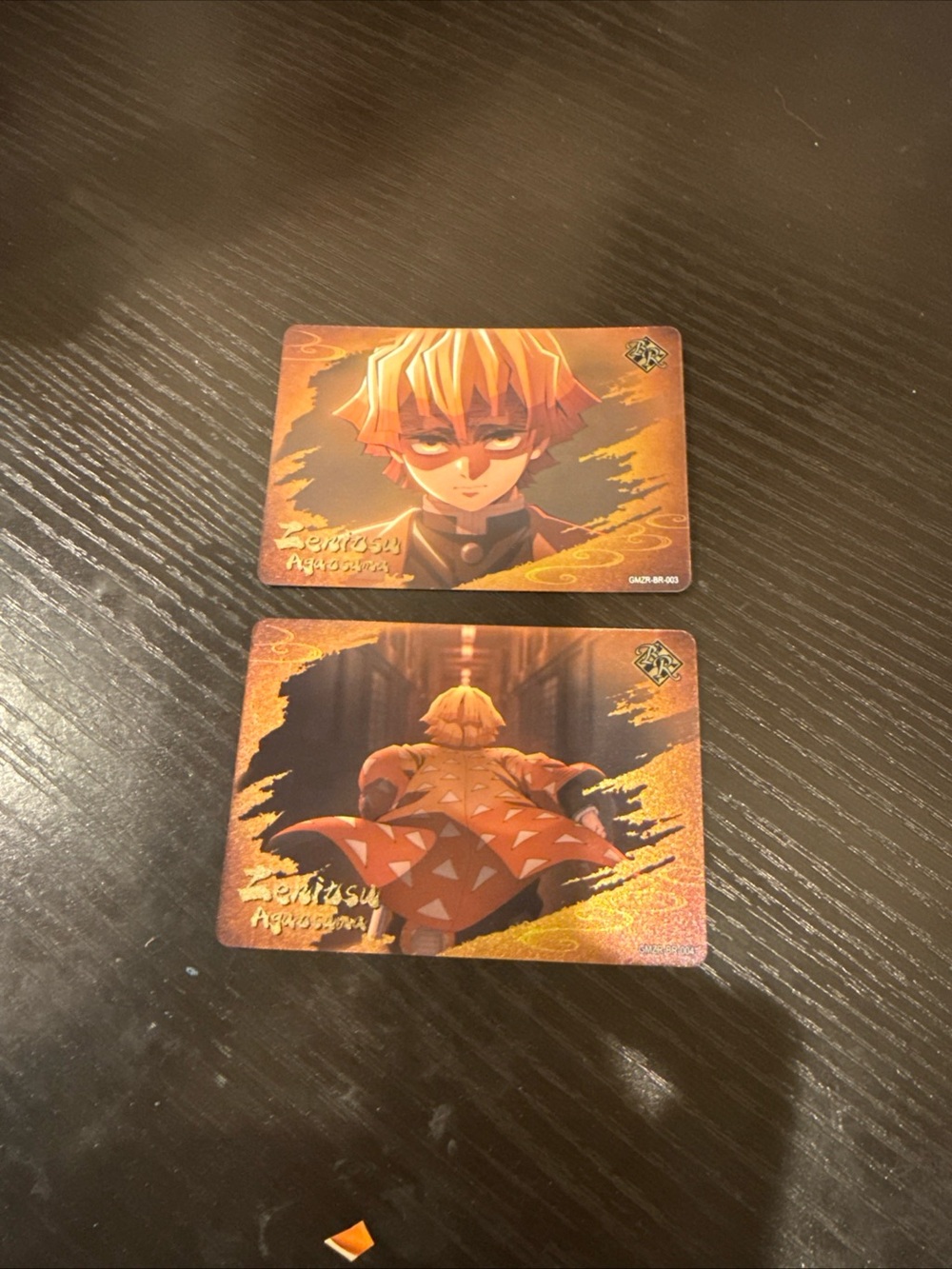 Demon Slayer Zenitsu Agatsuma Collectible Infinity Castle GMZR BR 003 & 004
